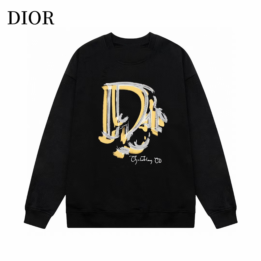 【DIOR 公式旗艦店】ディオール  丸首の衛衣 スウェットご好評に付き再入荷 241025