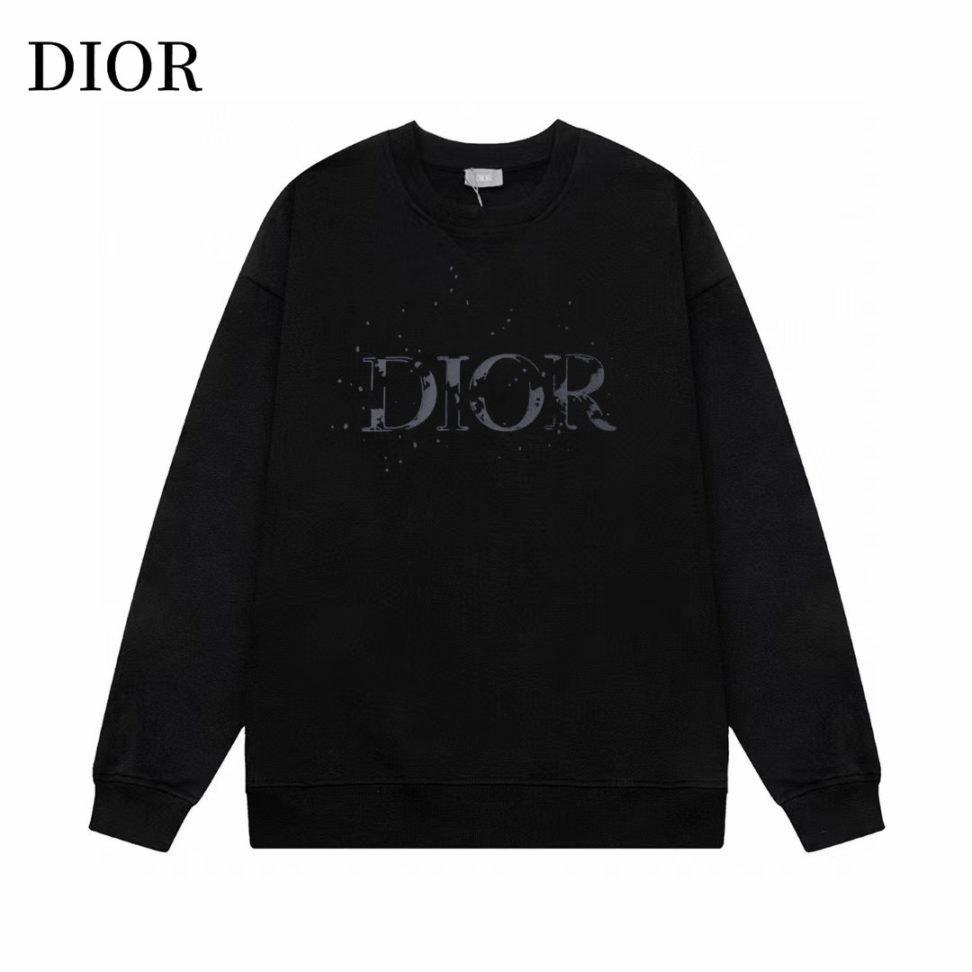 【DIOR 公式旗艦店】ディオール  丸首の衛衣 スウェットご好評に付き再入荷 241025