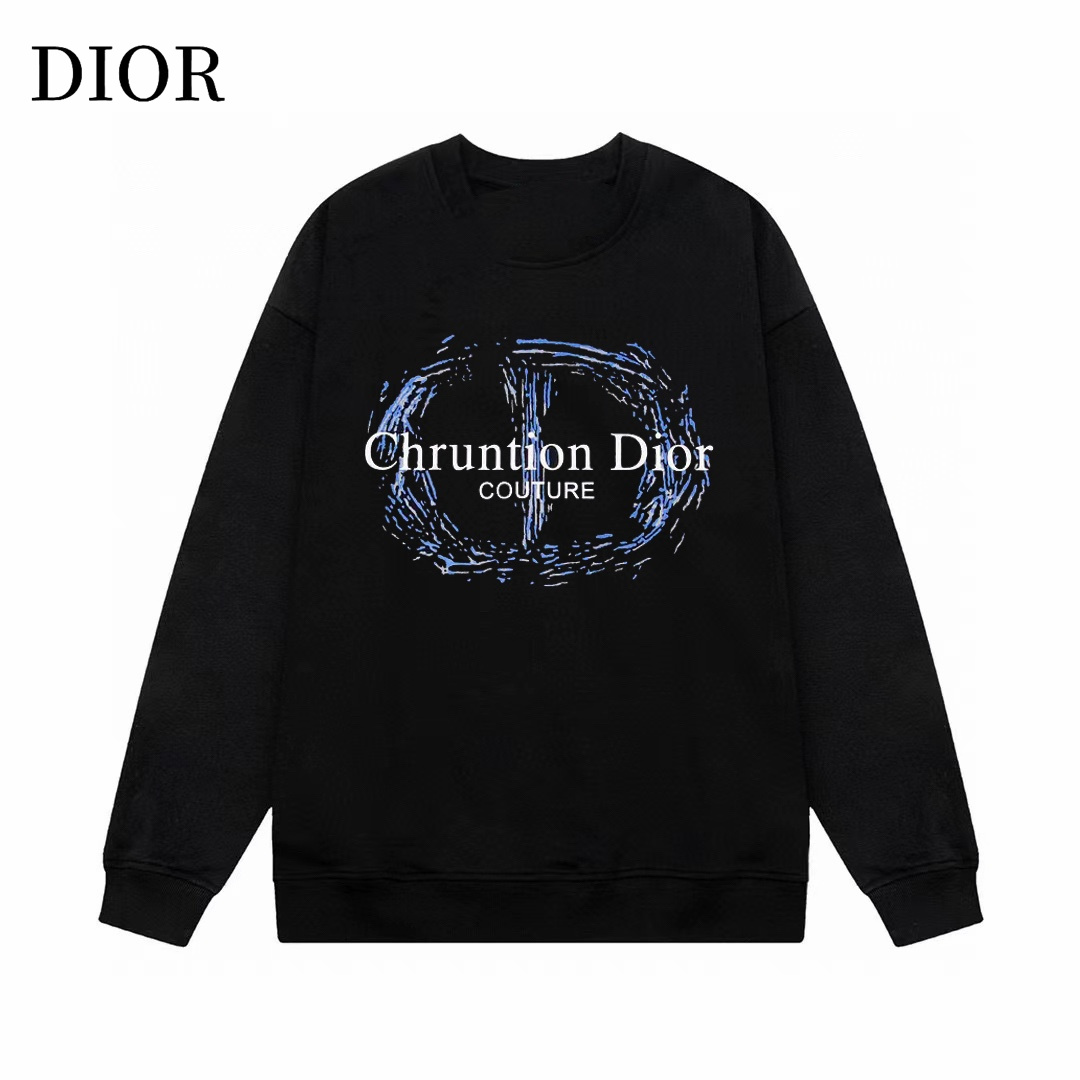 【DIOR 公式旗艦店】ディオール  丸首の衛衣 スウェットご好評に付き再入荷 241025