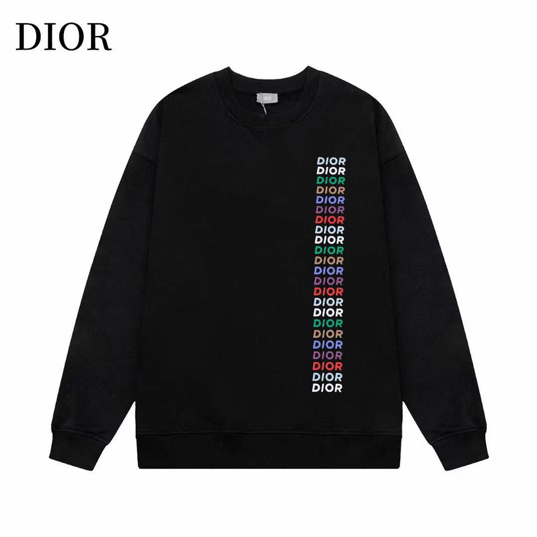 【DIOR 公式旗艦店】ディオール  丸首の衛衣 スウェットご好評に付き再入荷 241025