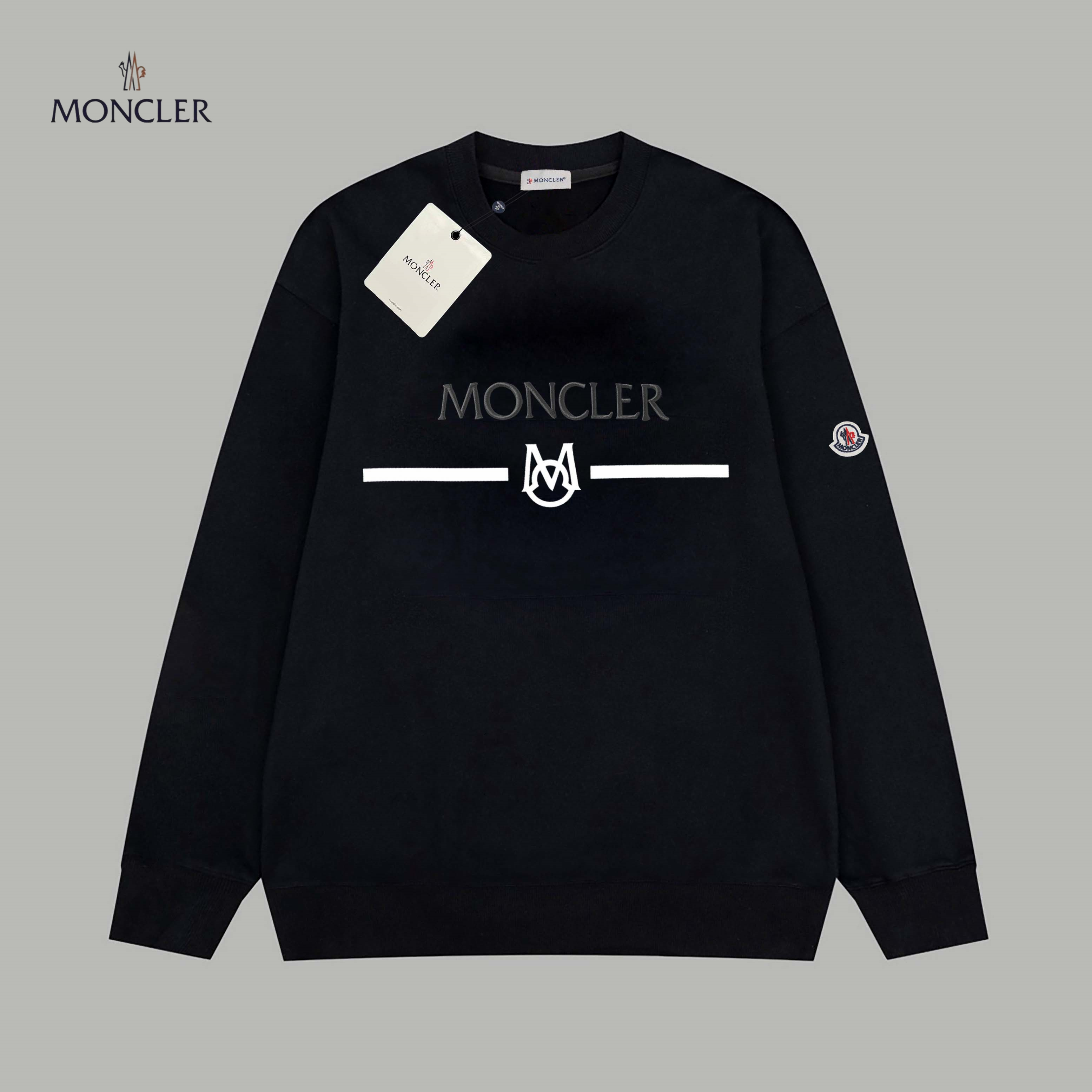 【MONCLER 公式旗艦店】モンクレール  丸首の衛衣 スウェットご好評に付き再入荷 241025
