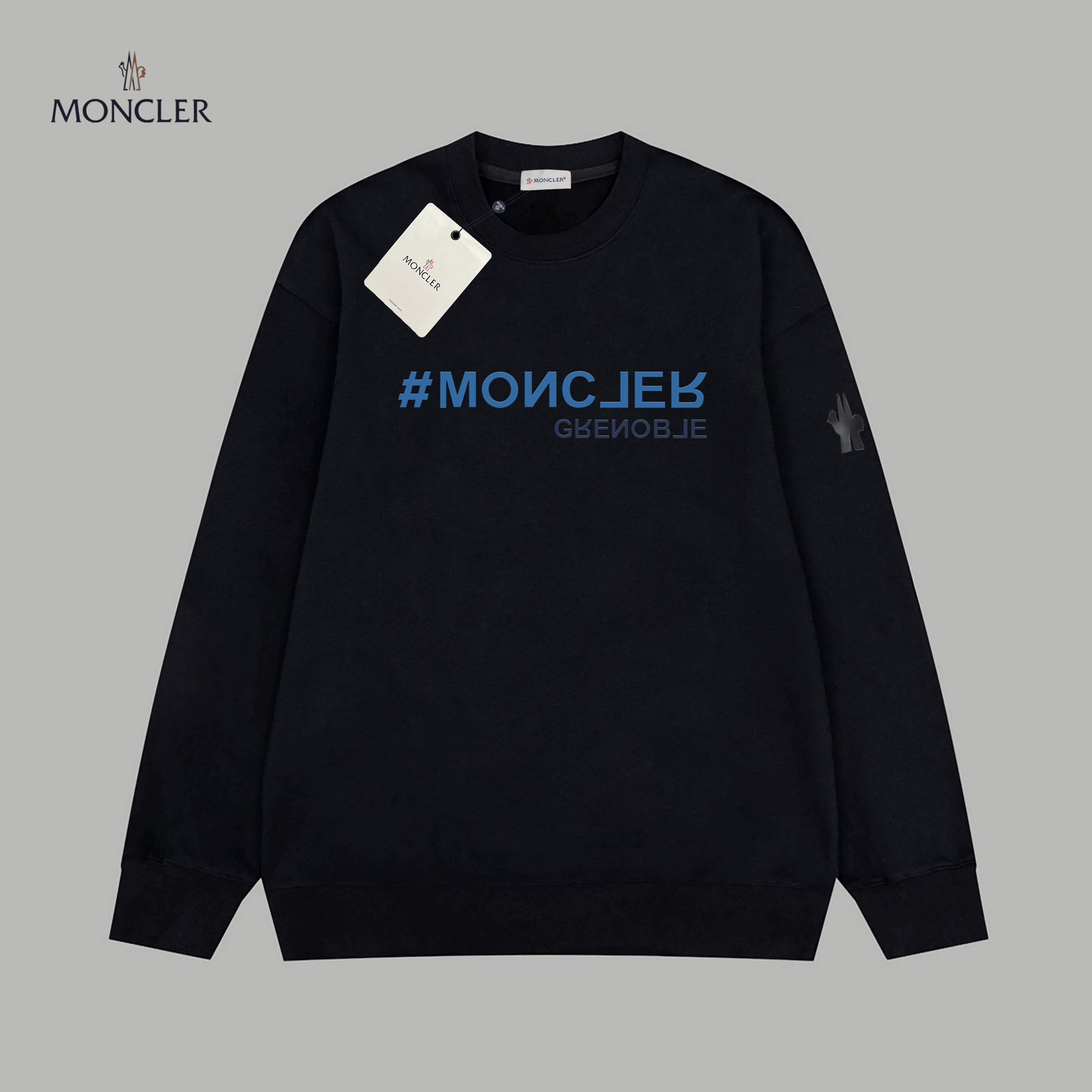 【MONCLER 公式旗艦店】モンクレール  丸首の衛衣 スウェットご好評に付き再入荷 241025