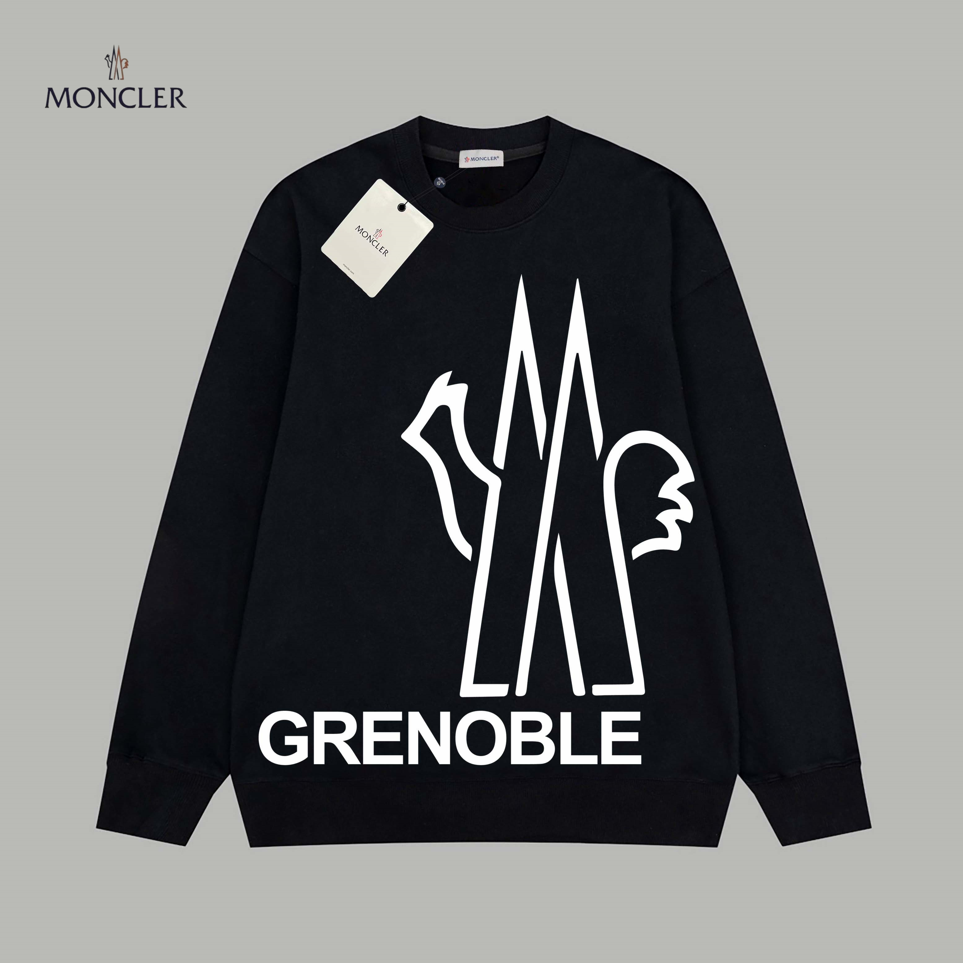 【MONCLER 公式旗艦店】モンクレール  丸首の衛衣 スウェットご好評に付き再入荷 241025