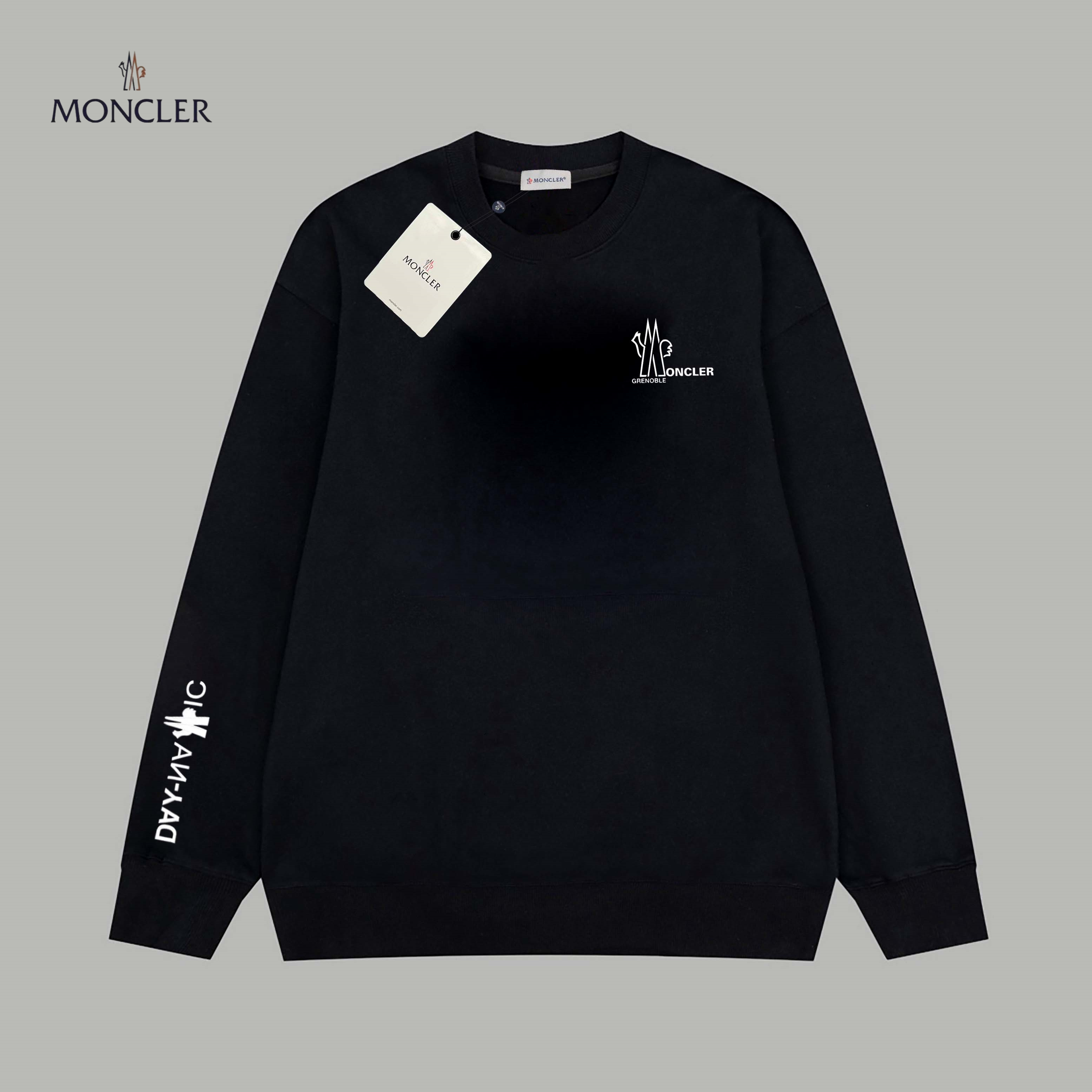 【MONCLER 公式旗艦店】モンクレール  丸首の衛衣 スウェットご好評に付き再入荷 241025