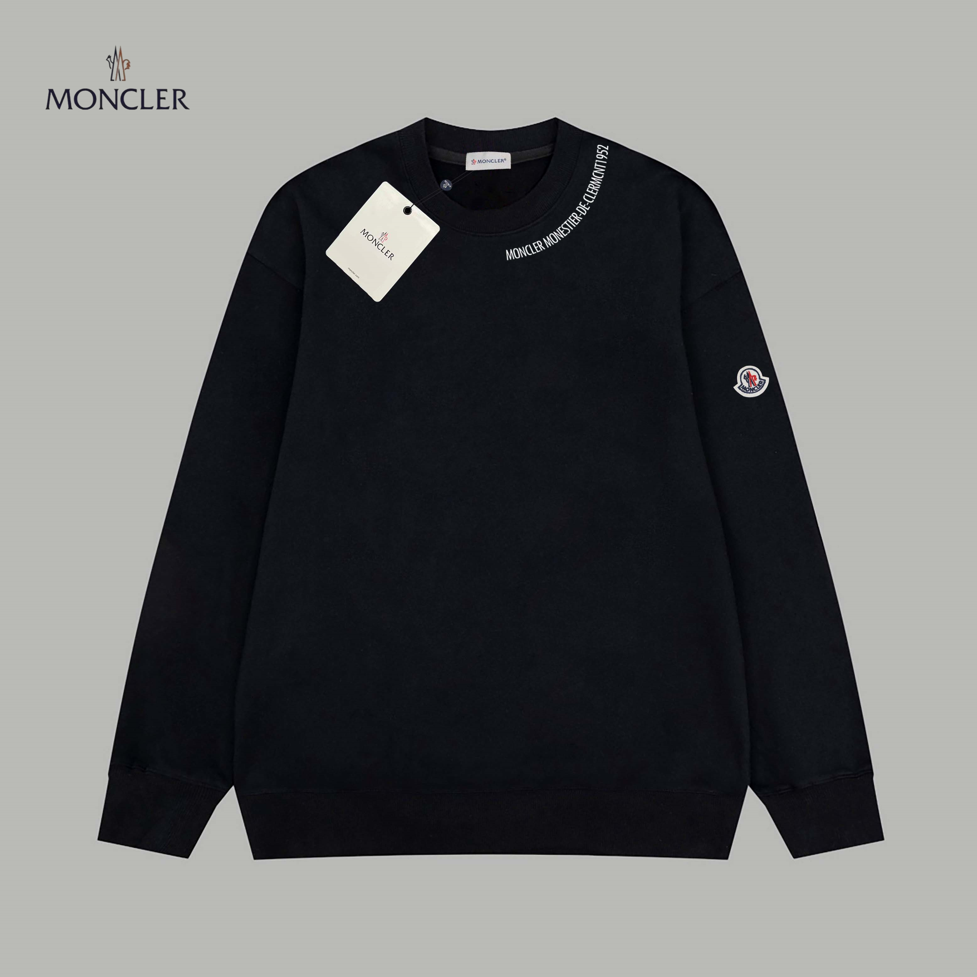 【MONCLER 公式旗艦店】モンクレール  丸首の衛衣 スウェットご好評に付き再入荷 241025