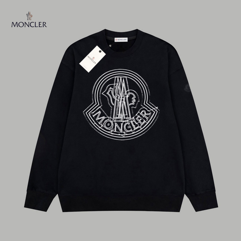 【MONCLER 公式旗艦店】モンクレール  丸首の衛衣 スウェットご好評に付き再入荷 241025
