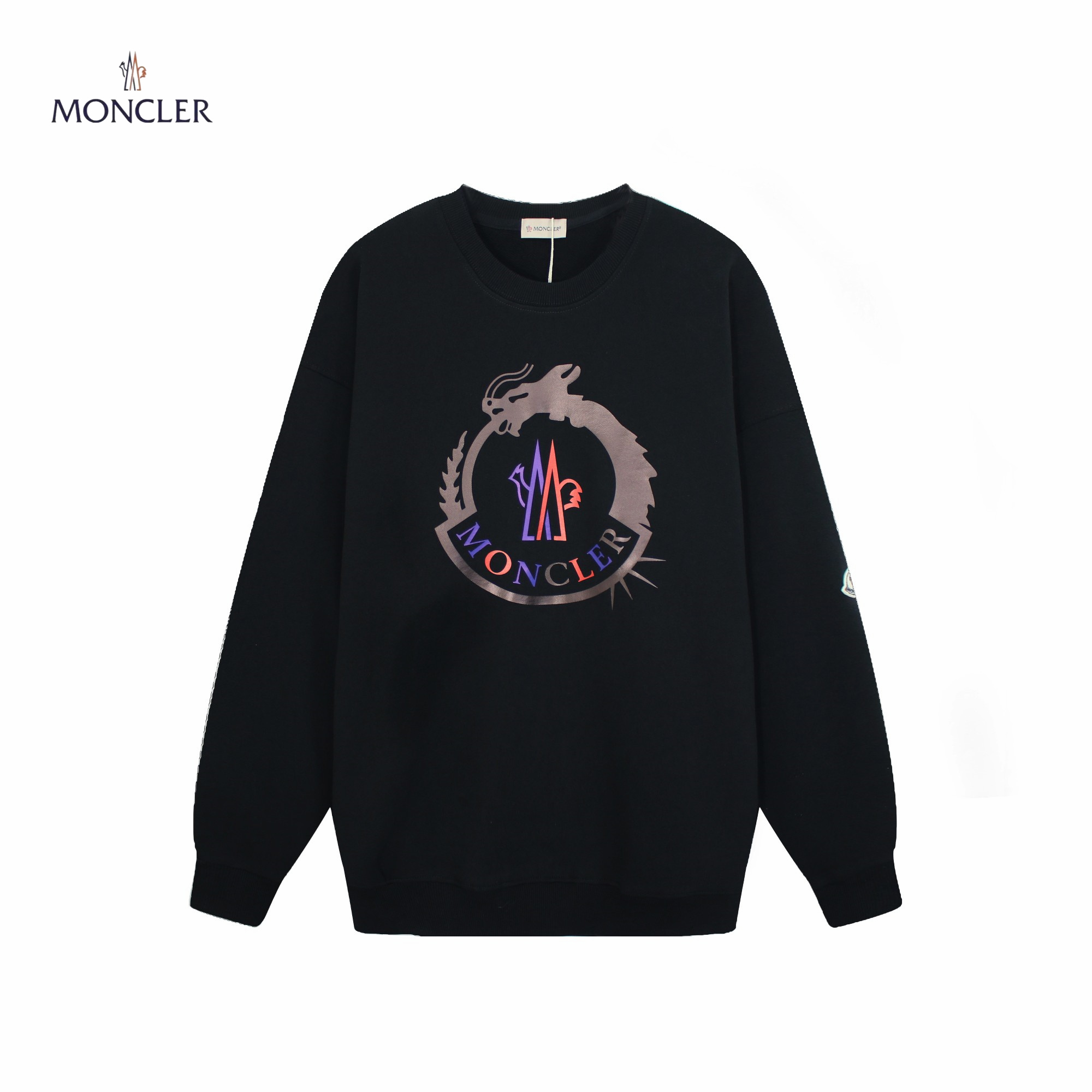【MONCLER 公式旗艦店】モンクレール  丸首の衛衣 スウェットご好評に付き再入荷 241025