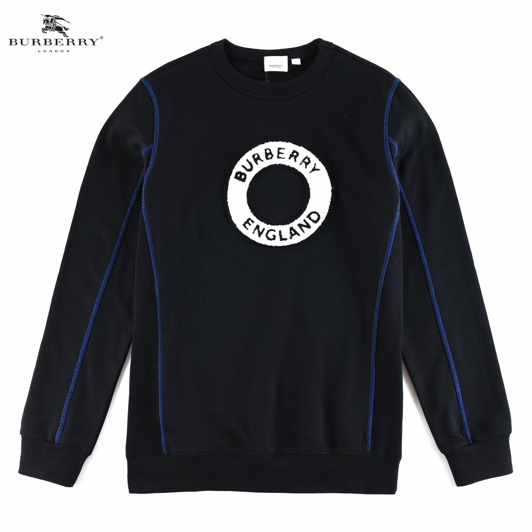 【BURBERRY   公式旗艦店】バーバリー   丸首の衛衣 スウェットご好評に付き再入荷 241025