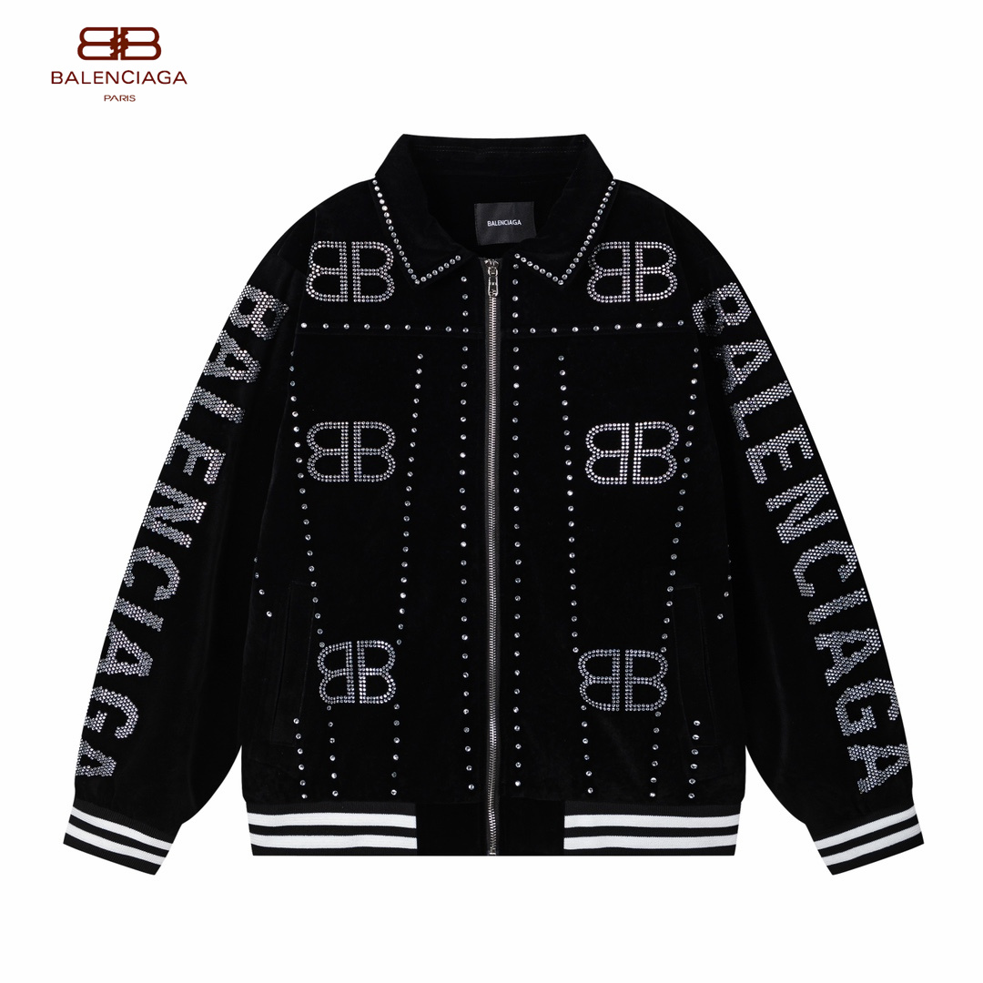 【BALENCIAGA  公式旗艦店】バレンシアガ   野球着 ジャケット着 好評に付き再入荷！241028