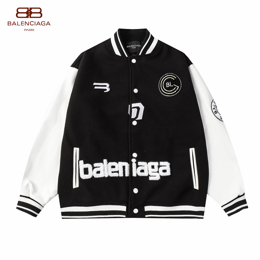 【BALENCIAGA  公式旗艦店】バレンシアガ   野球着 ジャケット着 好評に付き再入荷！241028