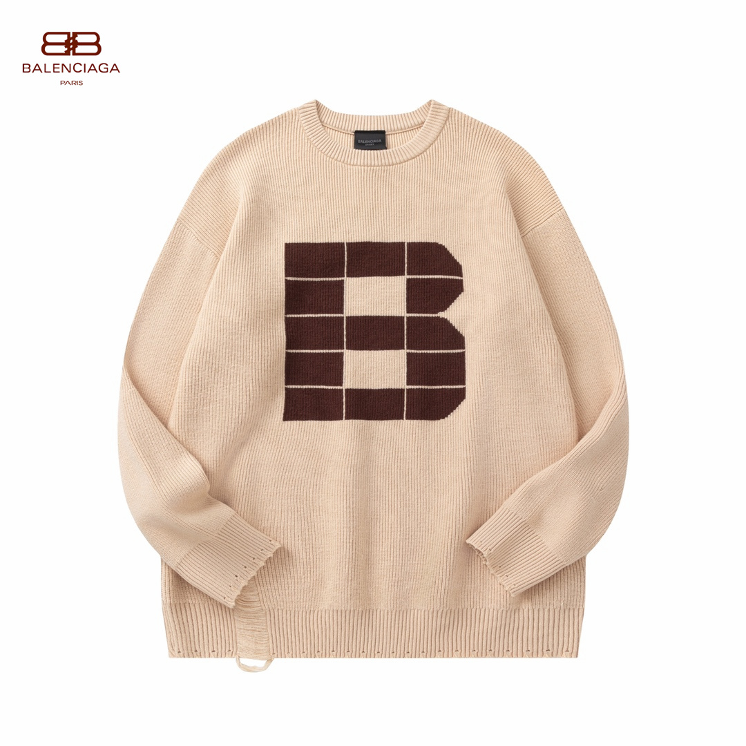 【BALENCIAGA  公式旗艦店】バレンシアガ   セーター好評に付き再入荷！ 241101
