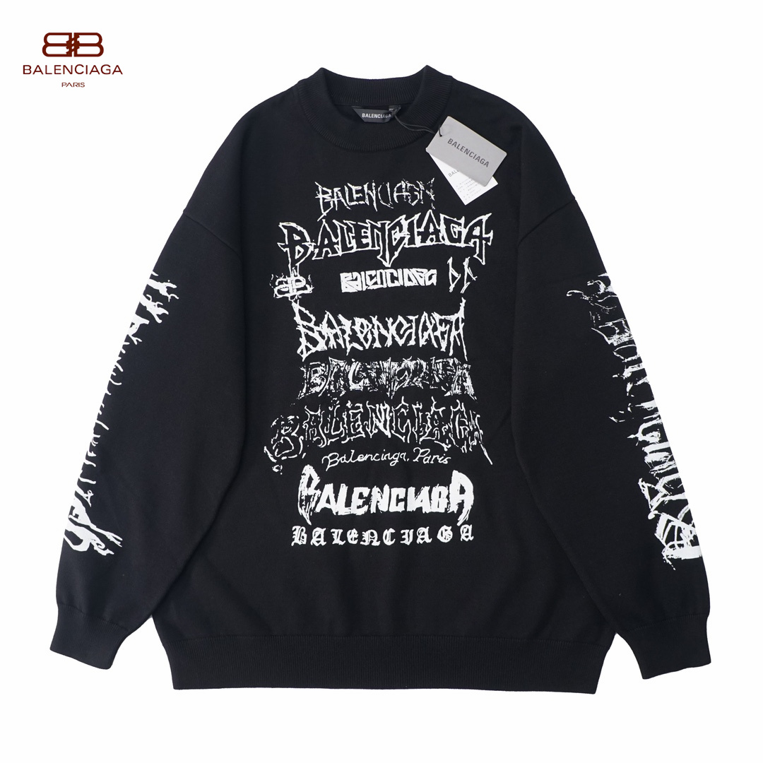 【BALENCIAGA  公式旗艦店】バレンシアガ   セーター好評に付き再入荷！ 241101