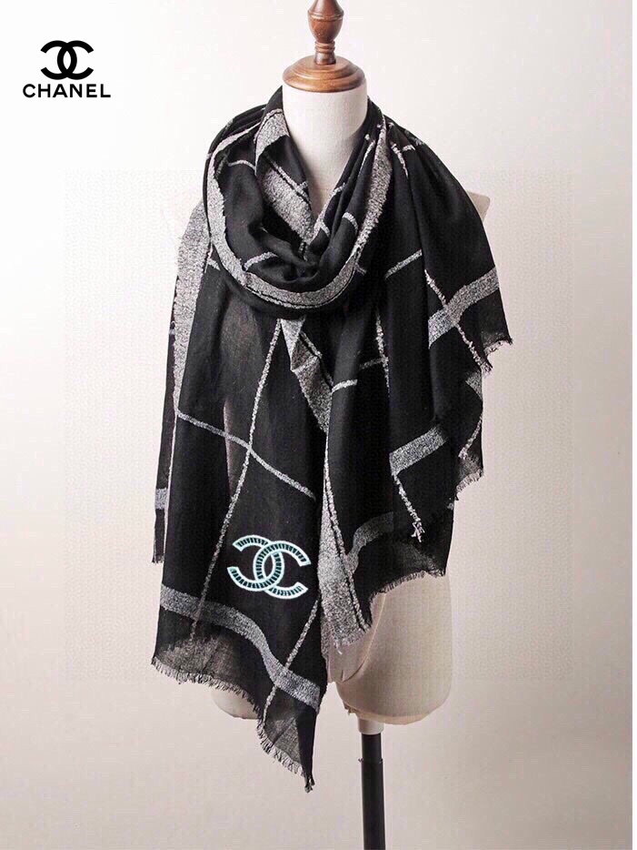 【CHANEL  シャネル 】スカーフ90*200CM 241107