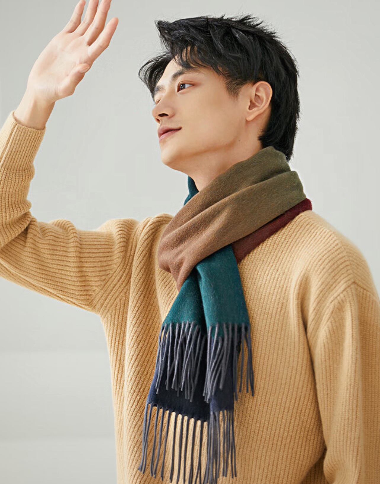 【HERMES エルメス 】スカーフ   32*190CM  241109