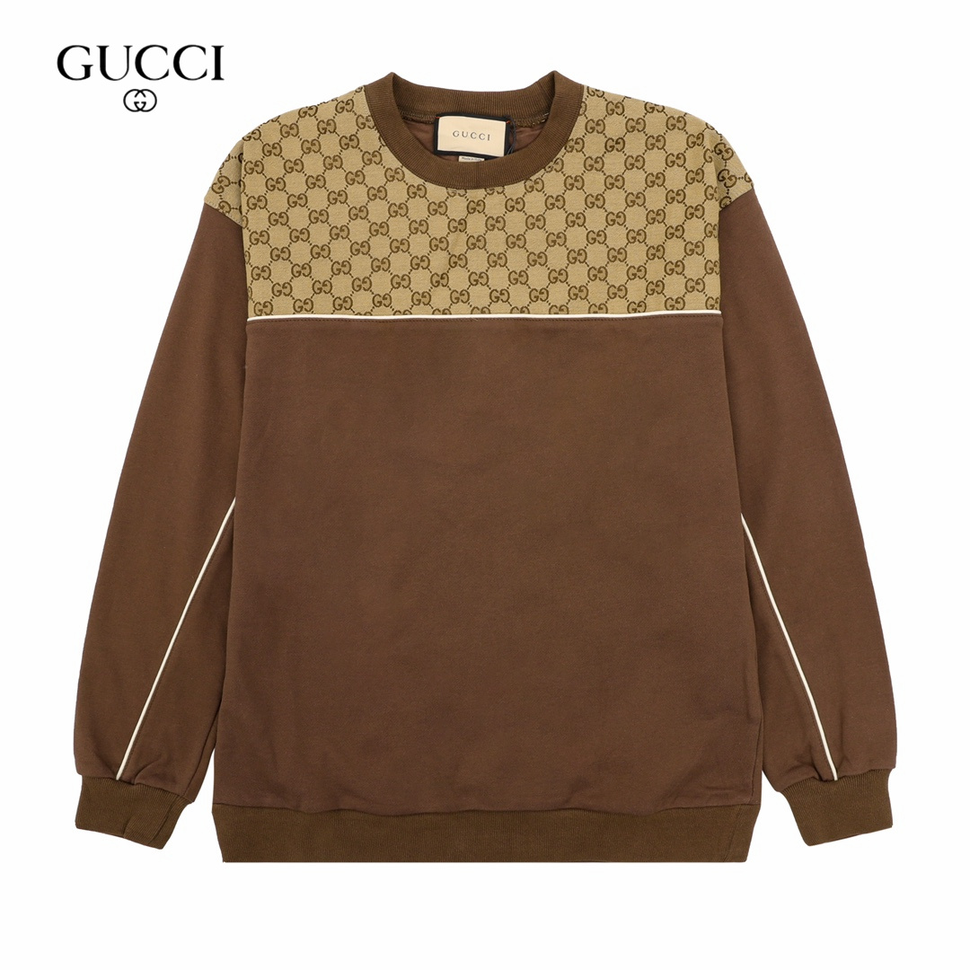 【GUCCI  公式旗艦店】グッチ 丸首の衛衣 スウェットご好評に付き再入荷 241113