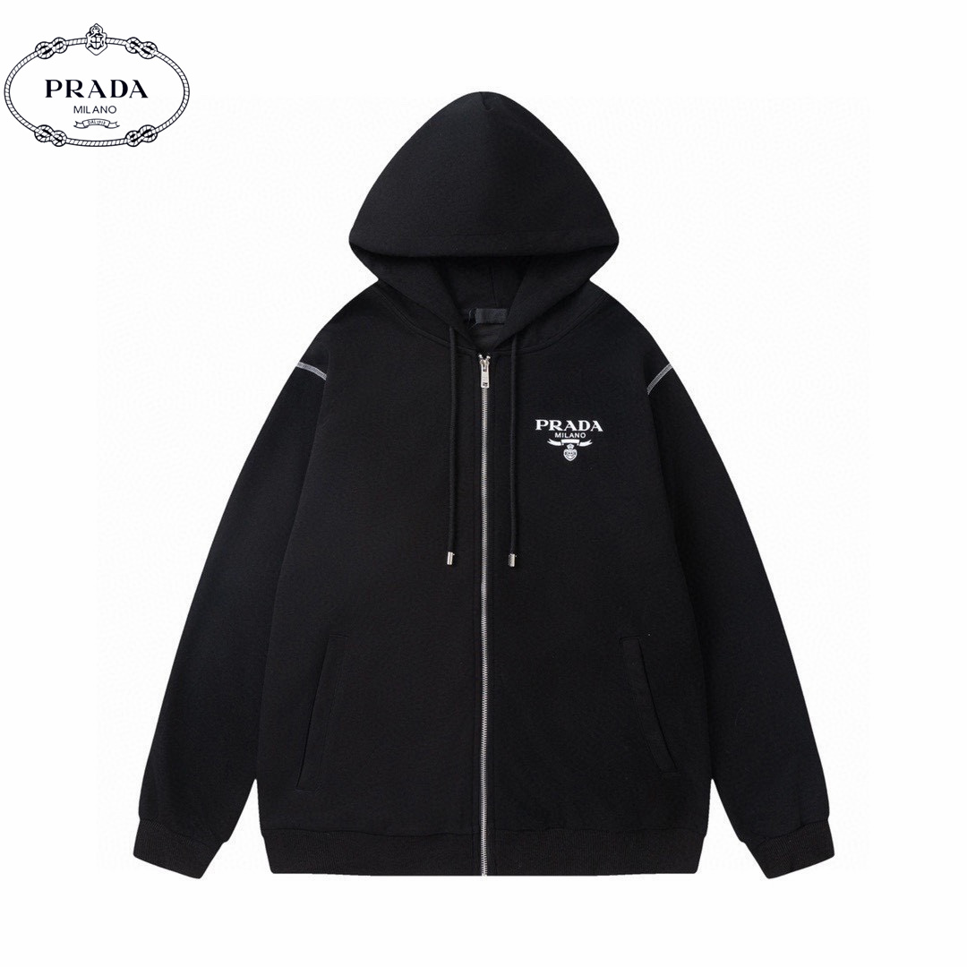 【PRADA 公式旗艦店】プラダ  パーカー スウェットご好評に付き再入荷    241113