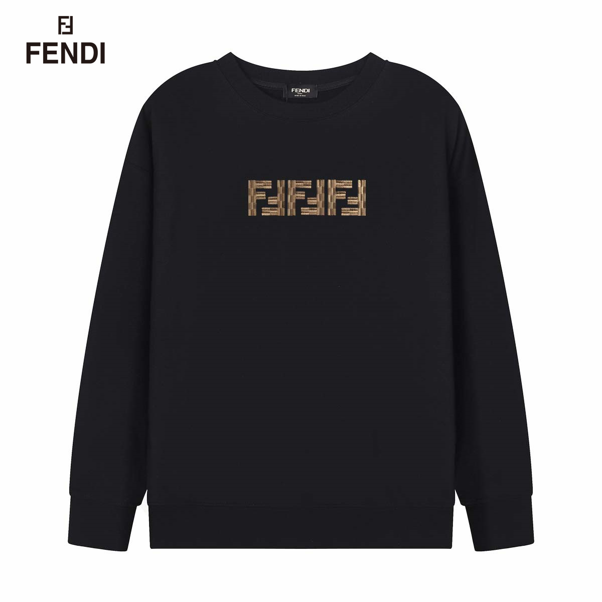 【FENDI 公式旗艦店】 フェンディ  丸首の衛衣   スウェットご好評に付き再入荷   241114