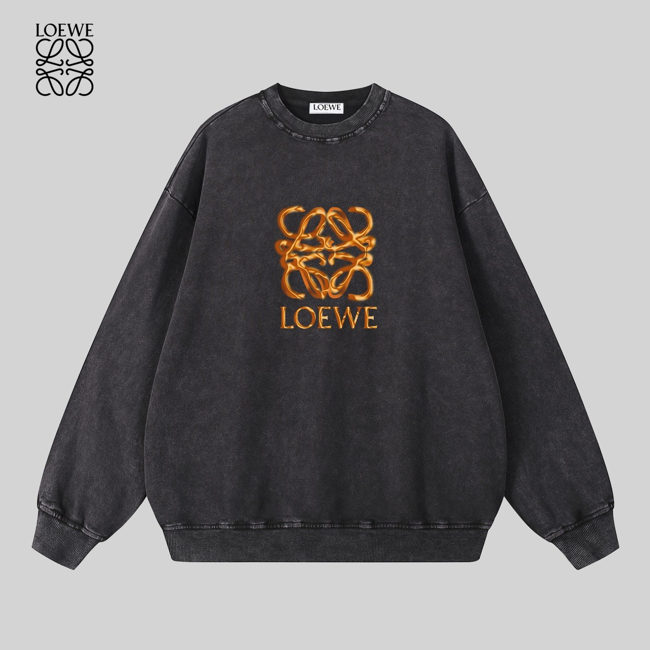 【LOEWE 公式旗艦店】ロエベ 丸首の衛衣 スウェット ご好評に付き再入荷！241115