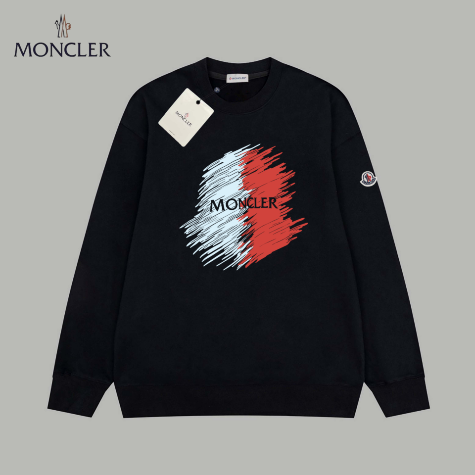 【MONCLER  公式旗艦店】モンクレール  丸首の衛衣 スウェット ご好評に付き再入荷！241120