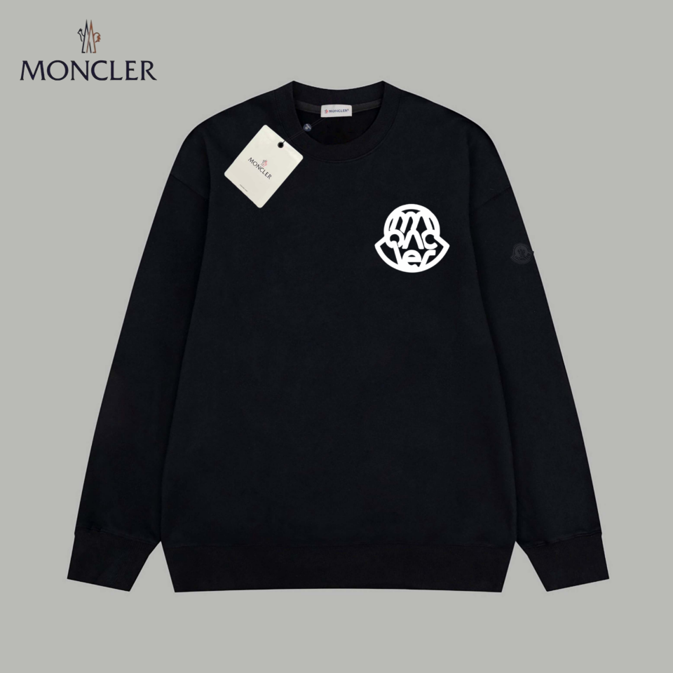 【MONCLER  公式旗艦店】モンクレール  丸首の衛衣 スウェット ご好評に付き再入荷！241120