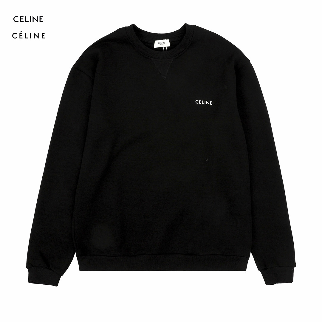 【CELINE  公式旗艦店】セリーヌ 丸首の衛衣 スウェット ご好評に付き再入荷！241121