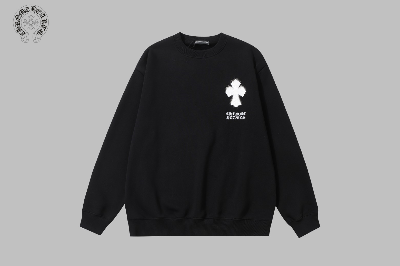 【CHROME HEARTS 公式旗艦店】クロムハーツ  丸首の衛衣 スウェット ご好評に付き再入荷   241114