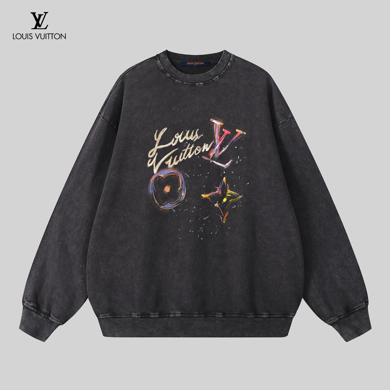 【LOUIS VUITTON  公式旗艦店】ルイヴィトン 丸首の衛衣 スウェット ご好評に付き再入荷！ 241121