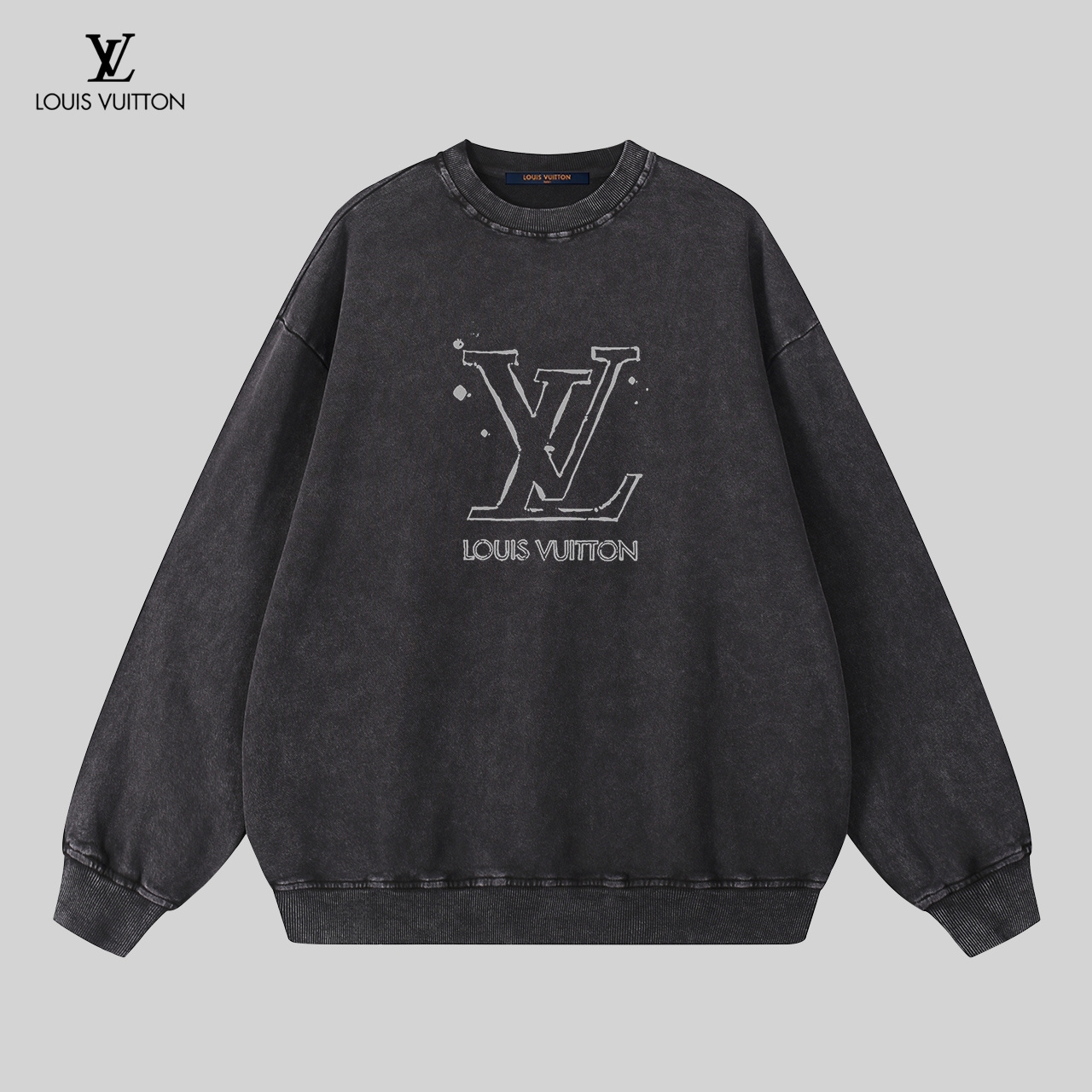 LV【LOUIS VUITTON  公式旗艦店】ルイヴィトン 丸首の衛衣 スウェットご好評に付き再入荷！ 241121