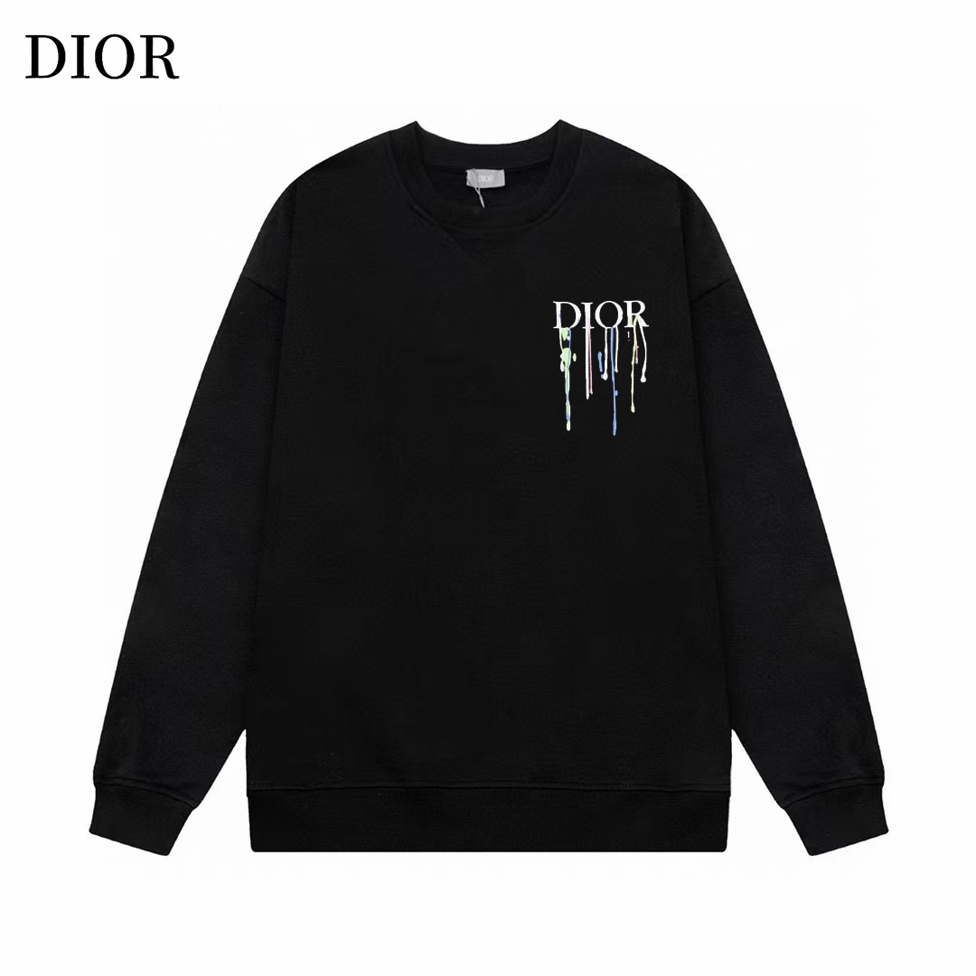 【DIOR  公式旗艦店】ディオール  丸首の衛衣  スウェット ご好評に付き再入荷！241121