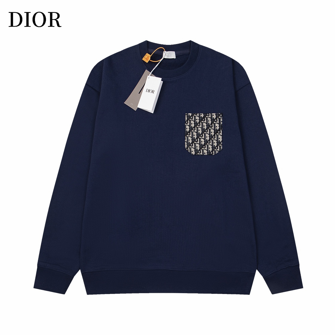 【DIOR  公式旗艦店】ディオール  丸首の衛衣  スウェット ご好評に付き再入荷！241121
