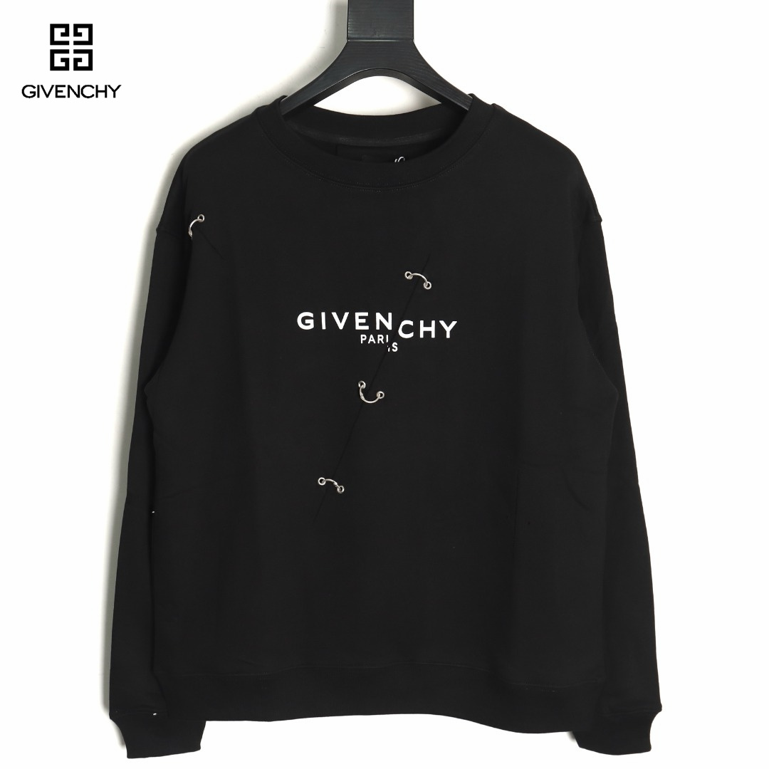 【GIVENCHY  公式旗艦店】ジバンシー 丸首の衛衣 スウェットご好評に付き再入荷！241122