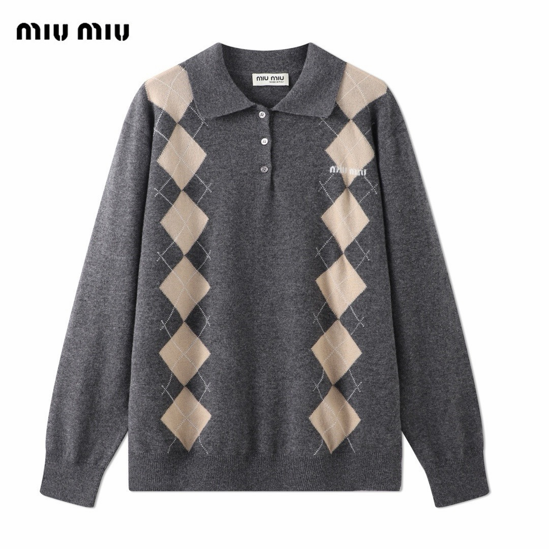 【Miumiu 公式旗艦店】ミュウミュウ  セーター好評に付き再入荷！ 241123