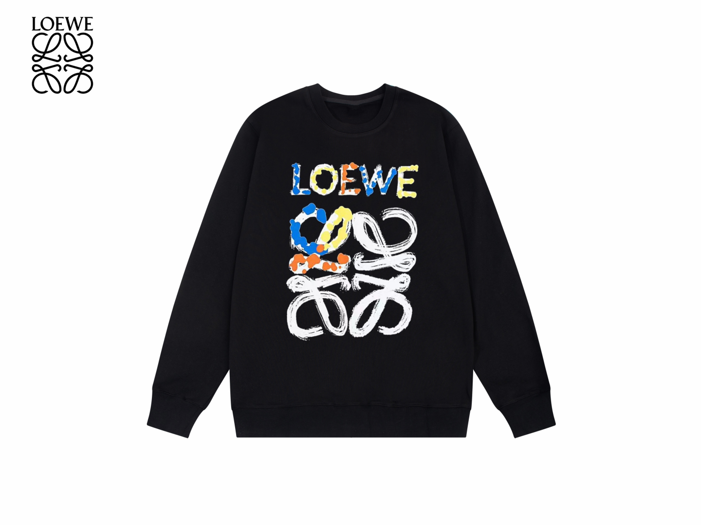 【LOEWE 公式旗艦店】ロエベ  丸首の衛衣  スウェットご好評に付き再入荷！