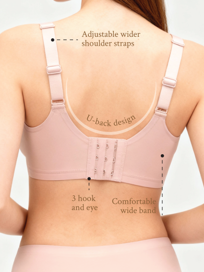 BMAMA V-NECK SEAMLESS SUPPORT NURSING BRA