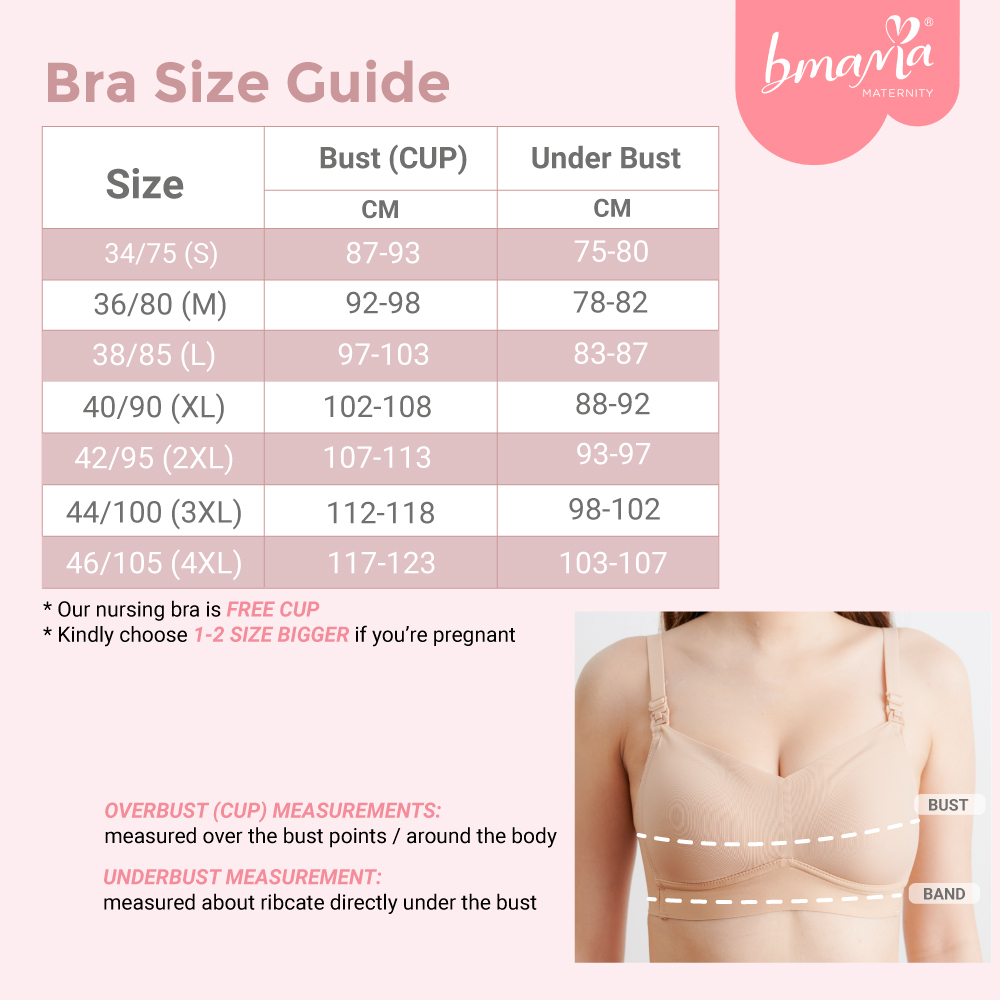BMAMA V-NECK SEAMLESS SUPPORT NURSING BRA