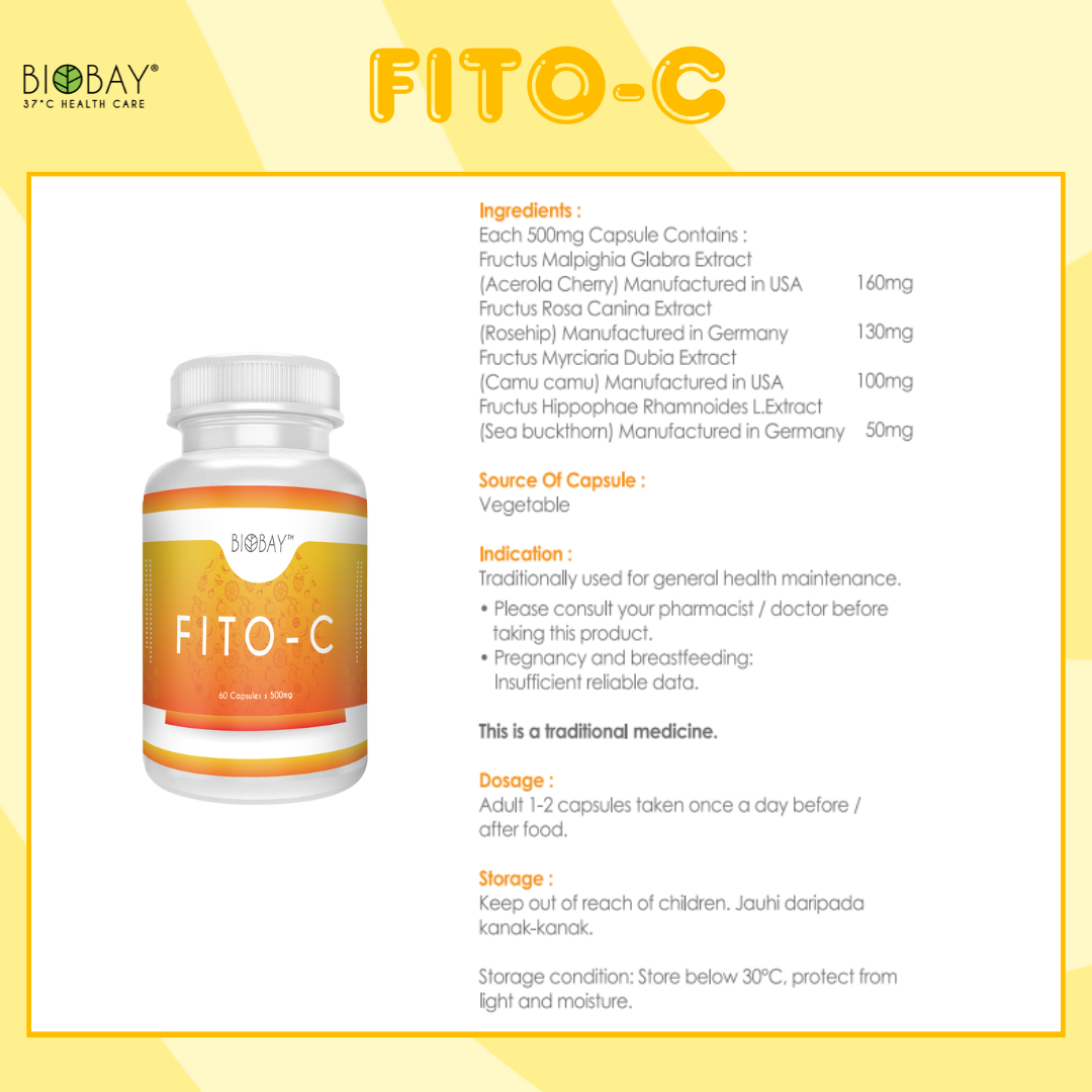 BIOBAY FITO-C (60's)