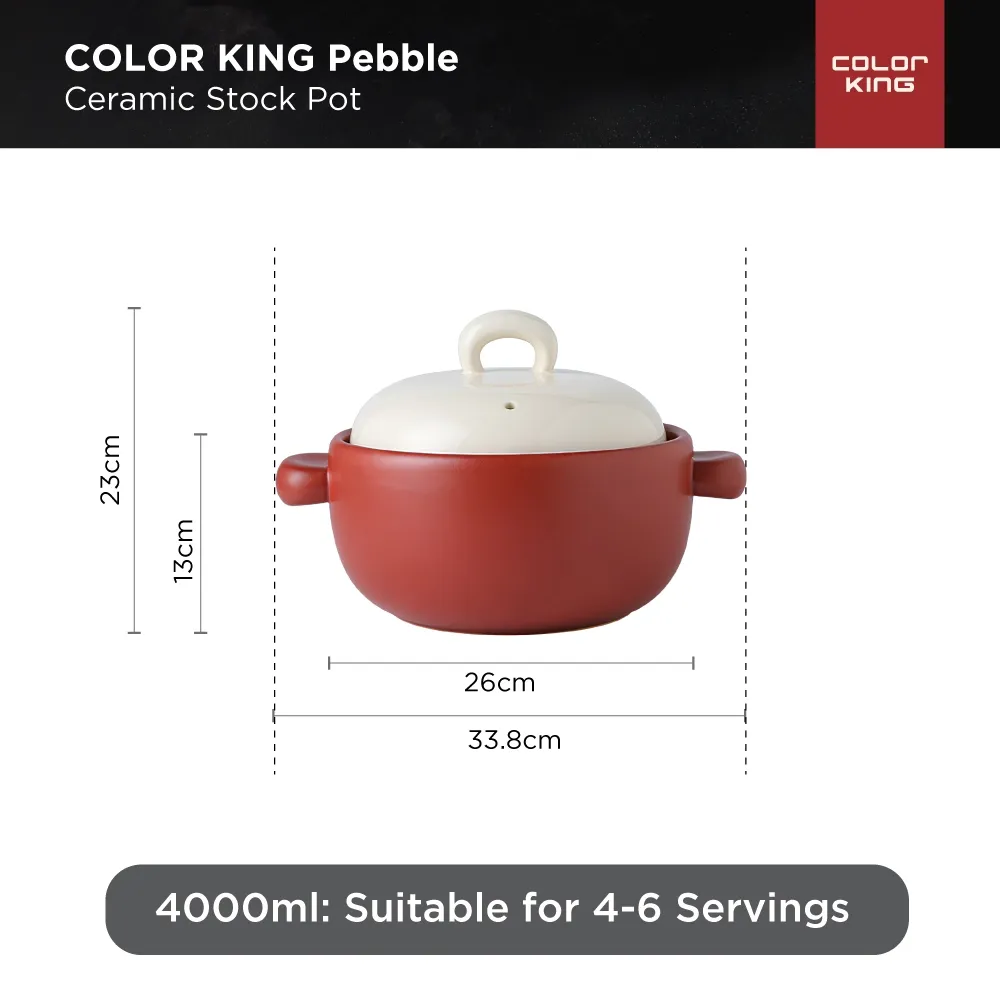 COLOR KING PEBBLE STOCK POT  