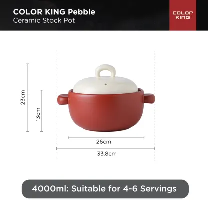COLOR KING PEBBLE STOCK POT  