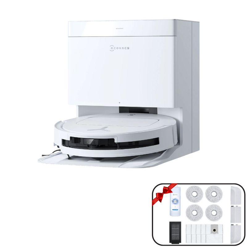 ECOVACS DEEBOT T50 PRO OMNI ROBOT VACUUM + AUTO WATER KIT