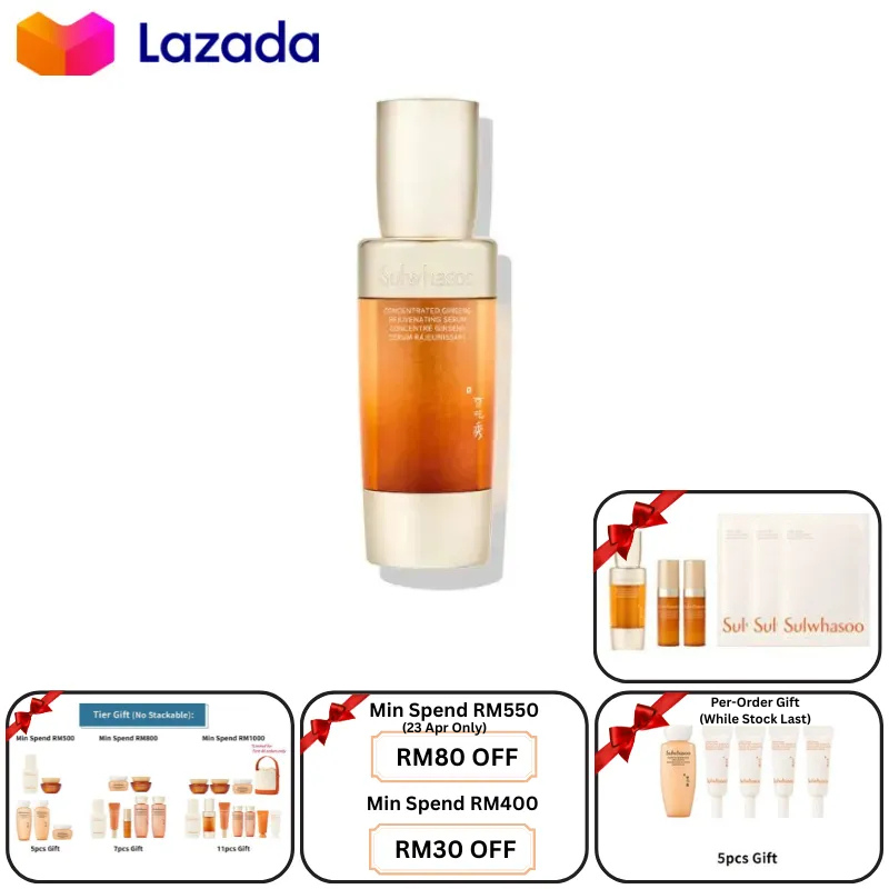 【LAZADA购买】SULWHASOO CONCENTRATED GINSENG REJUVENATING SERUM 30ML