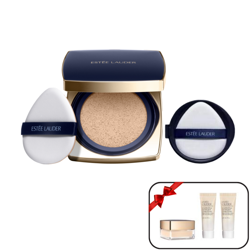 【LAZADA购买】ESTEE LAUDER DOUBLE WEAR GLOW MATTE CUSHION MAKEUP SPF 45/PA+++ 12g WITH REFILL 12g