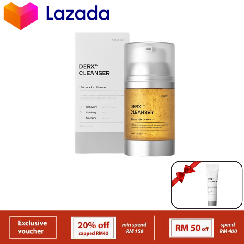 【LAZADA购买】OGANACELL DERX CLEANSER 120ML
