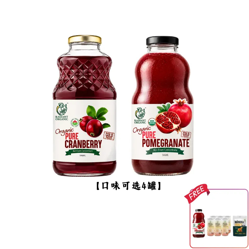 RADIANT PURE JUICE 946ML X4