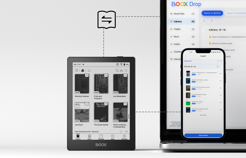 Onyx Boox Poke 5 E Ink Tablet Reader 6 Inch Quad Core