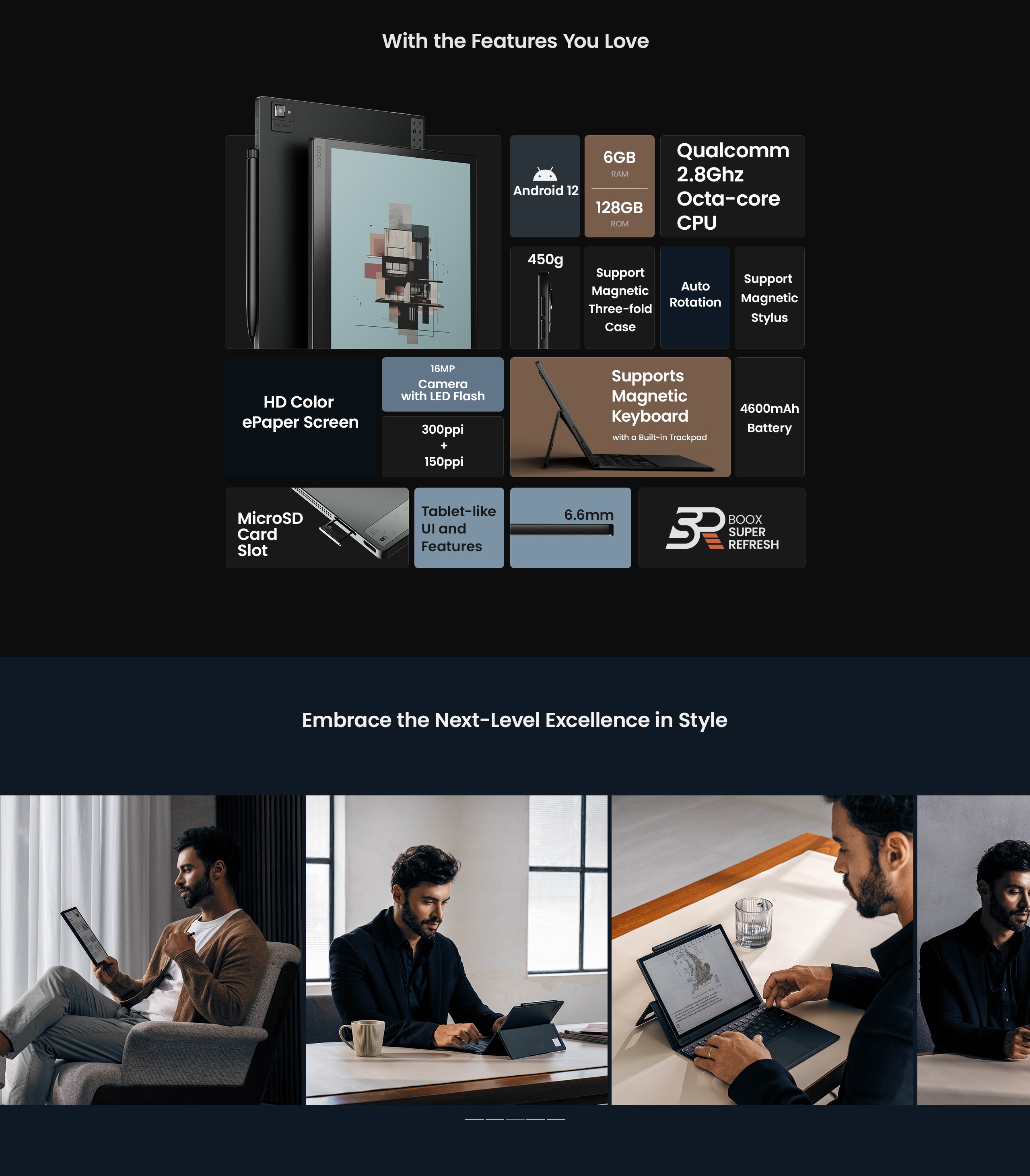 BOOX Tab Ultra C Pro 128gb 純正ケース付 BOOX Tab Ultra C – SKT株式会社