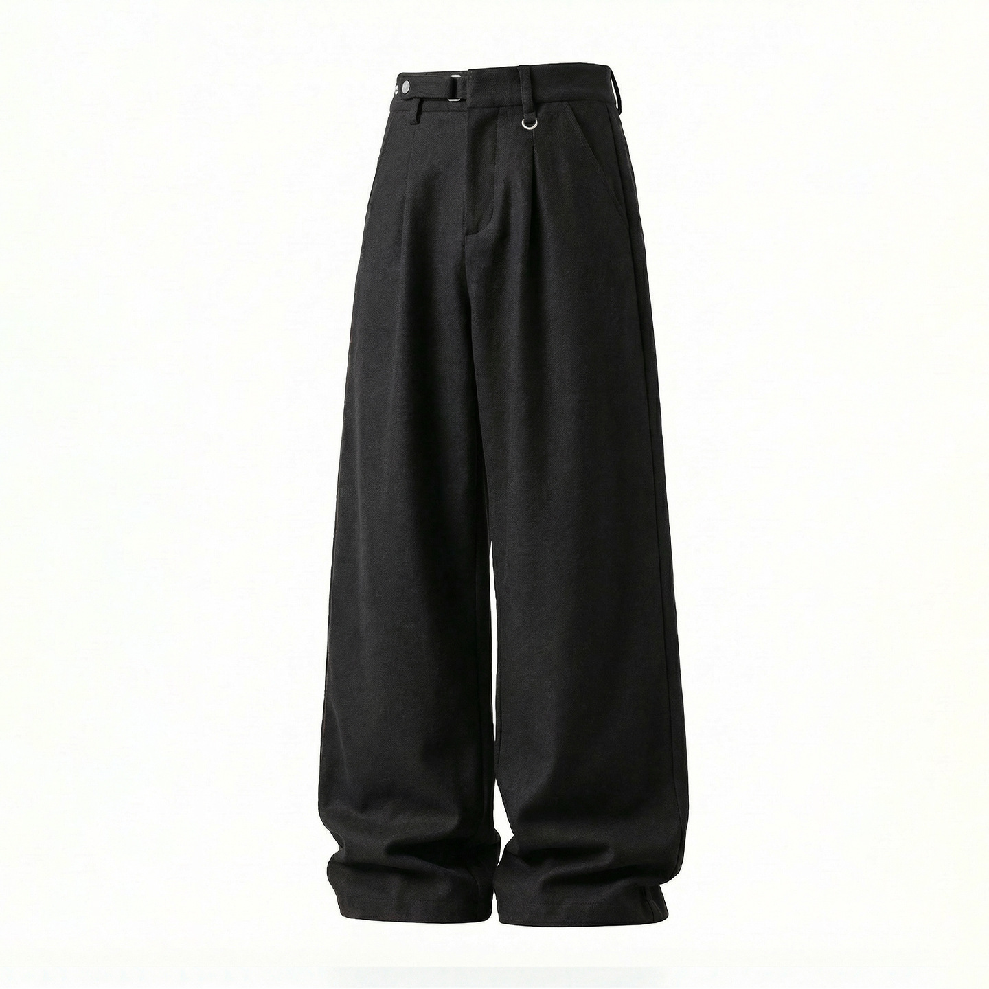 Men's Old Money Pleated Trousers – Loose Fit Straight Draped Casual Dress Pants