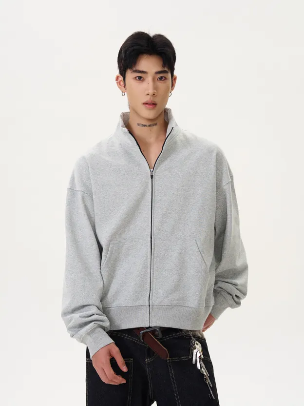 VINTAGE CLEANFIT CARDIGAN HOODIE, UNISEX DG008233