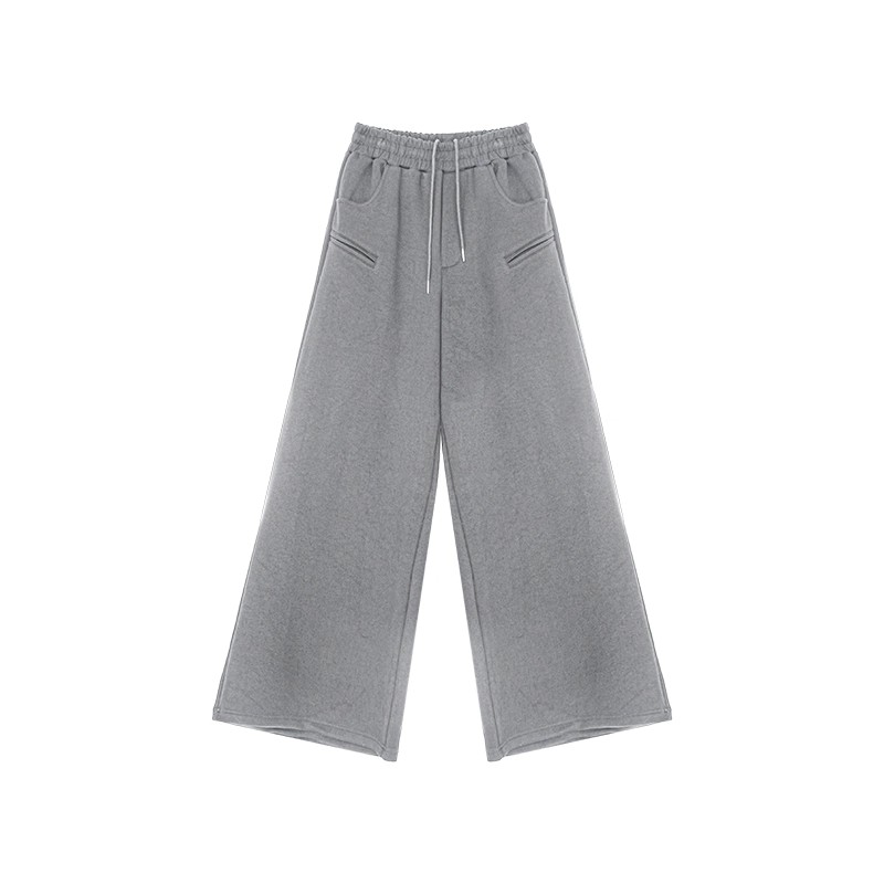 【爆売れ中】UNIQUE LUXURY JACKET SET: PADDED SHOULDER HOODIE + STRAIGHT PANTS DG008134