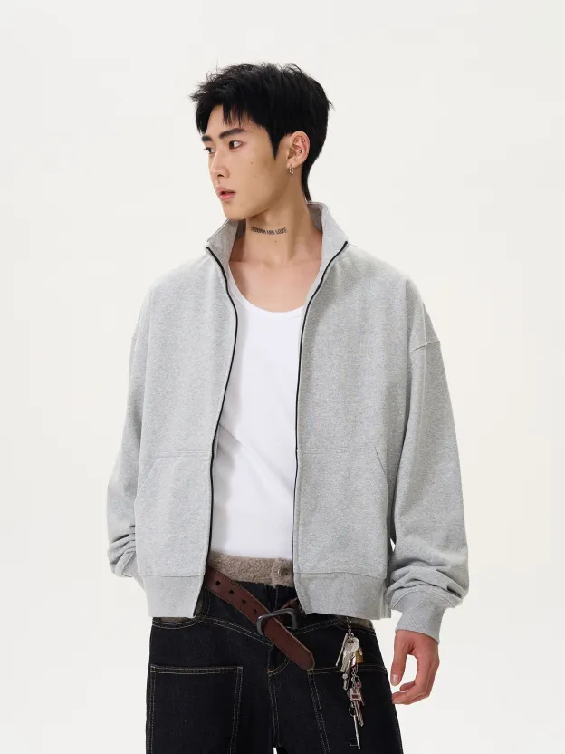 VINTAGE CLEANFIT CARDIGAN HOODIE, UNISEX DG008233