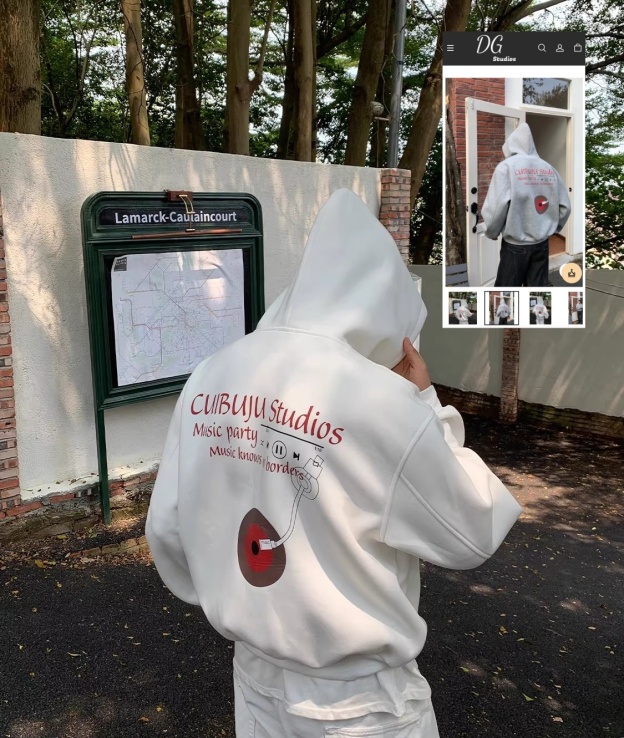 【特別価格 / 2Color】KOREAN LETTER PRINT 450G HOODIE DG008131